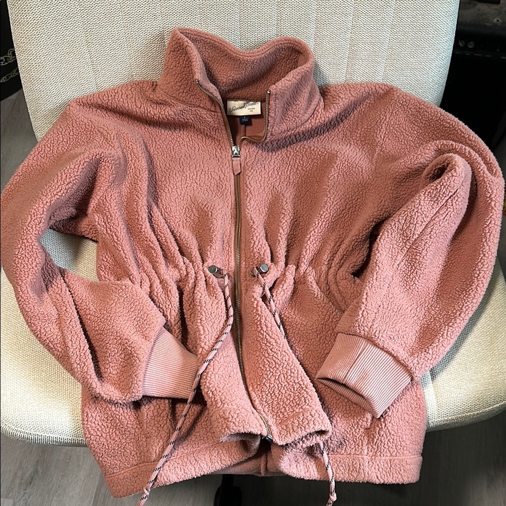 Universal Thread Zip Up Jacket Pink/Peach
